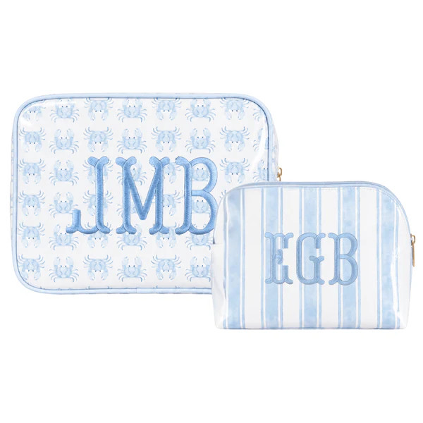 Coastal Clear Coated Pouch | Sprinkled With Pink