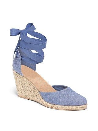 Chambray Espadrille Wedges for Women | Old Navy US