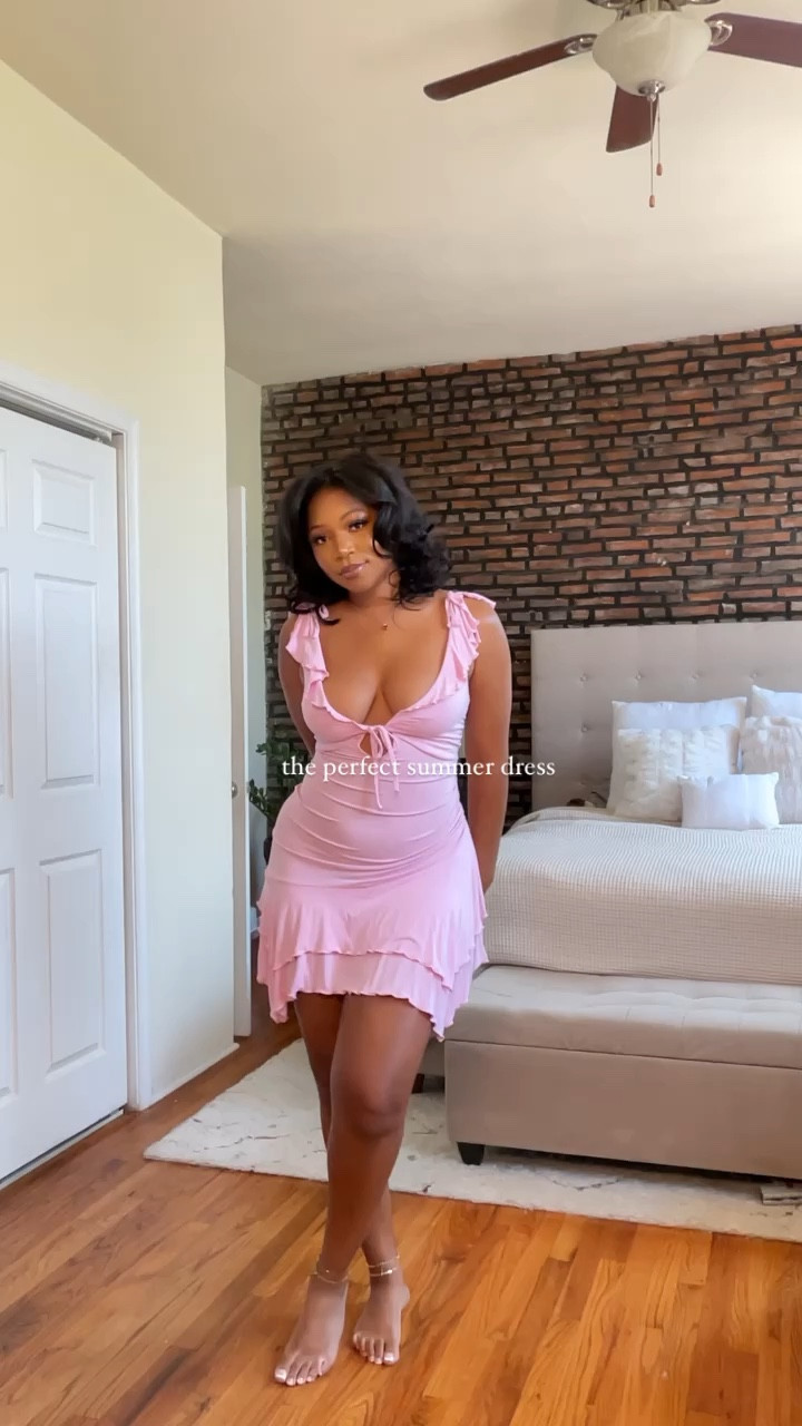 perfect summer dress! 

Size reference — 
black & orange MEDIUM
pink SMALL

I like the fit of the small better but will have to layer with spandex for my height (5’9) 

Medium is a more relaxed fit and I still love!! Keeping them all! 

#LTKstyletip #LTKsalealert #LTKunder50