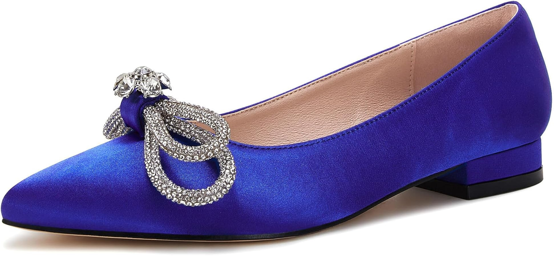 VETASTE Women's Ballet Flats Double Bow Pointed Toe Casual Comfortable Slip on Flat Ballerina Sho... | Amazon (US)