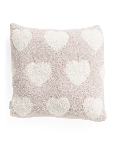 20x20 Knit Heart Pillow | TJ Maxx