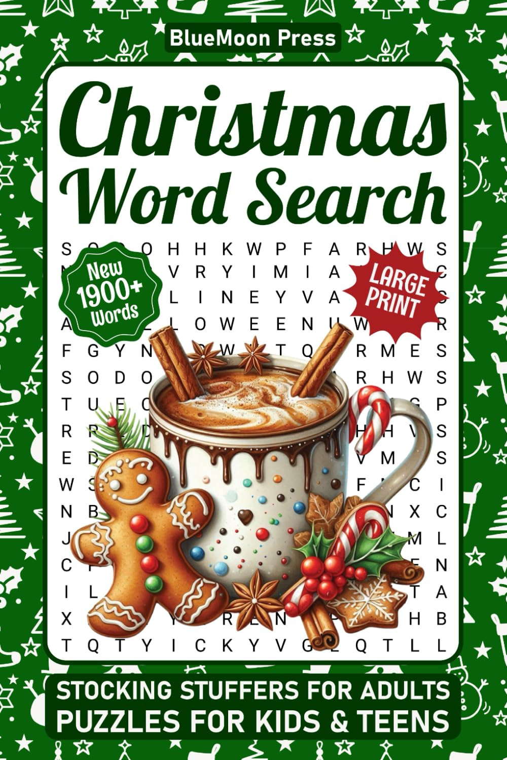 Christmas Word Search Puzzles Large Print: Stocking Stuffers For Adults: Fun Christmas Activity B... | Amazon (US)