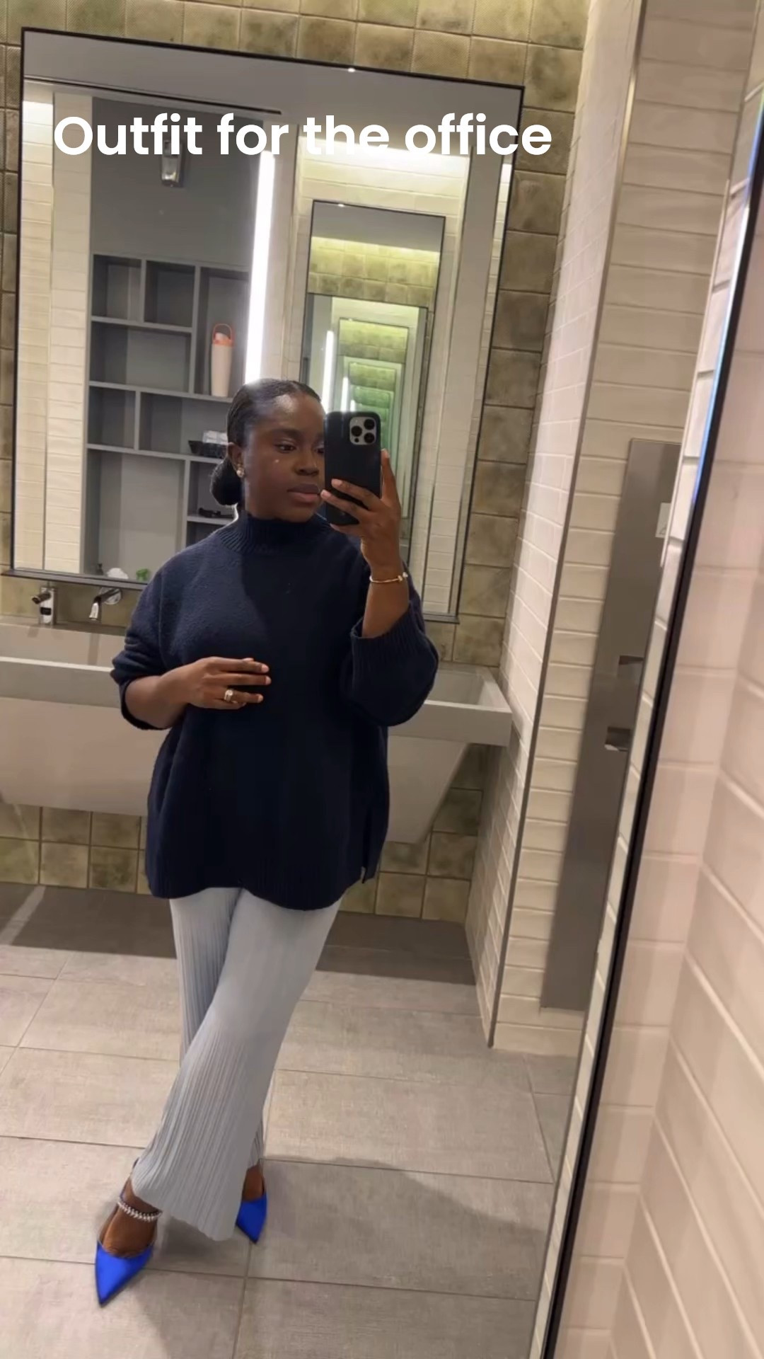 Going to the office gives me an excuse to pretend I’m in a corporate girl fashion show 🥰

Sweater @prettylittlething 
Shoes @Jimmy Choo 
Pants are old from Zara 

Check my LTK for links to sweater and shoes 

#officeootd #corporategirl #fashioninspo #accountant 

#LTKMidsize #LTKgrwm #LTKootd