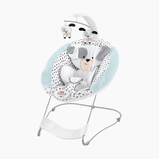 Fisher-Price See & Soothe Deluxe Bouncer in Snugapuppy | Babylist