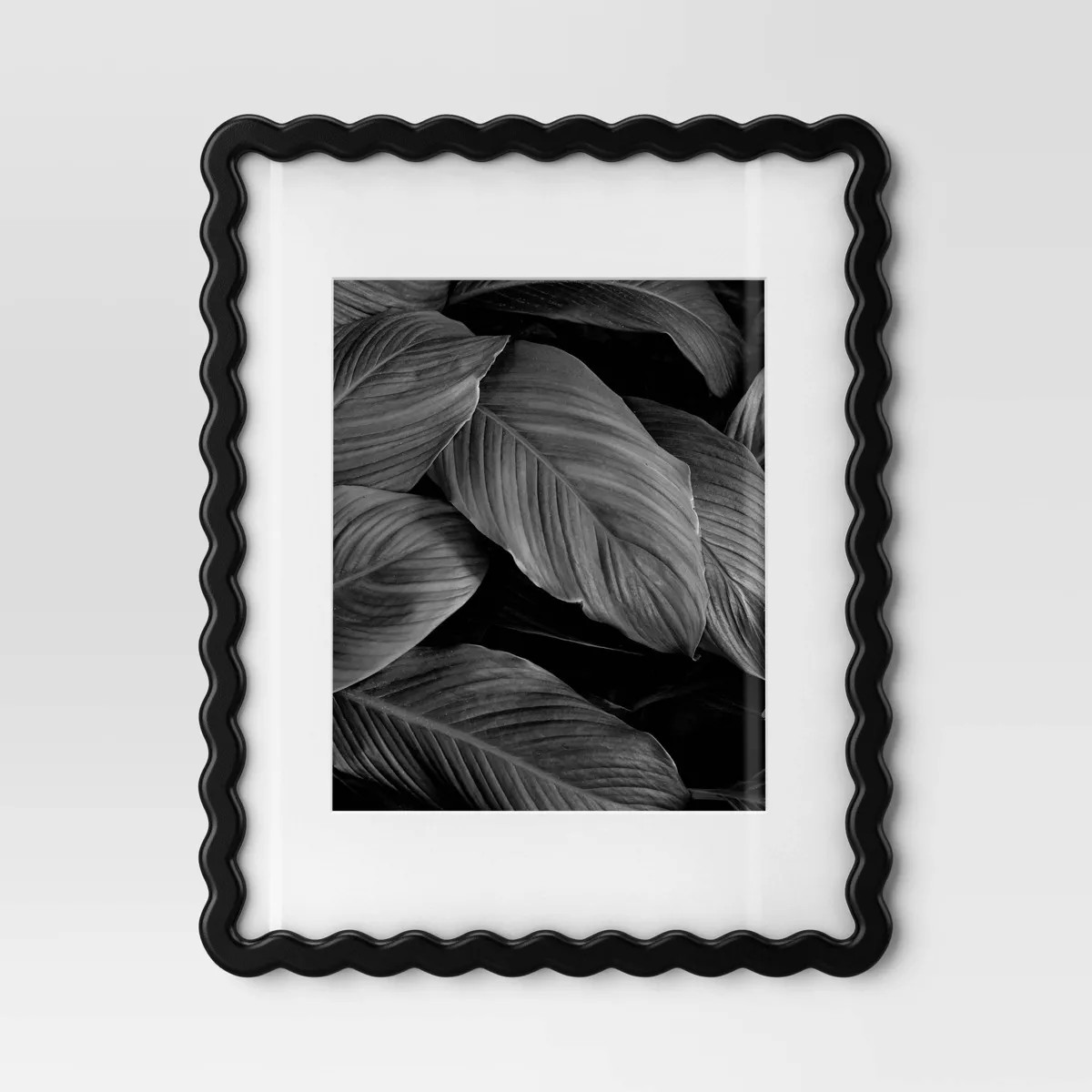 11"x14" Wavy Shape Picture Frame Black - Room Essentials™ | Target