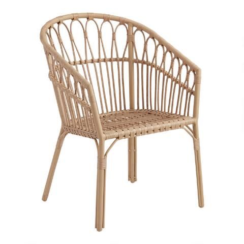 All Weather Wicker Lenco Outdoor Dining Chair | World Market
