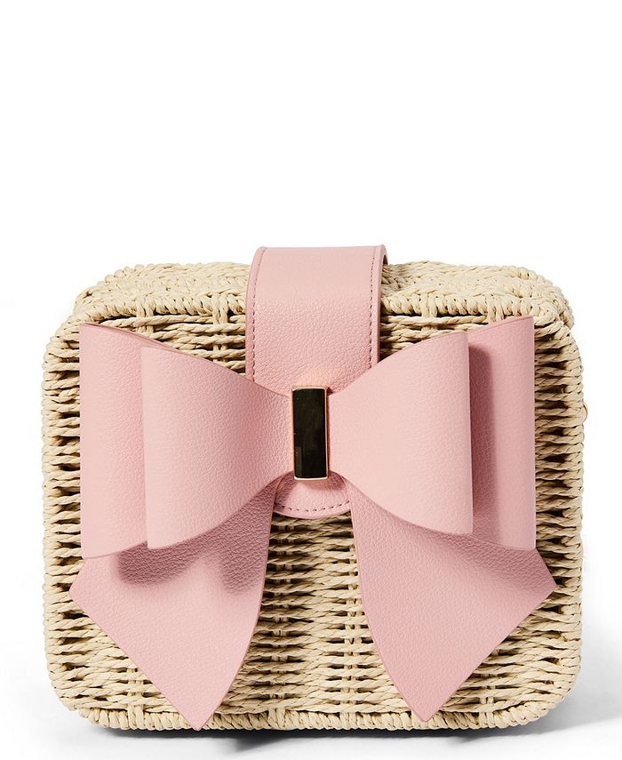 LIKE DREAMS Women's Poppy Bowtie Straw Crossbody & Reviews - Handbags & Accessories - Macy's | Macys (US)