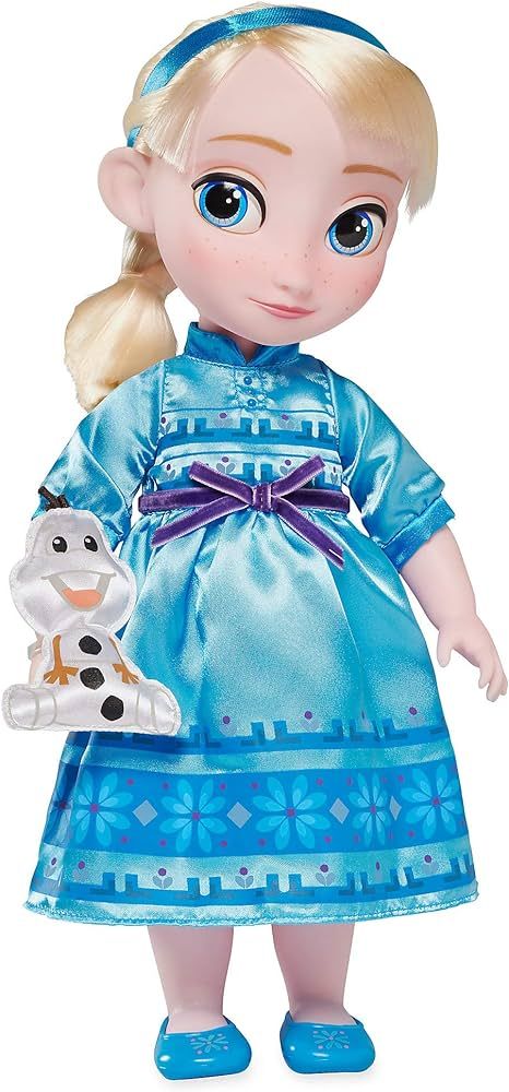 Disney Store Official Animators' Collection Elsa Doll, Frozen, 16 Inches, Includes Olaf with Mold... | Amazon (US)