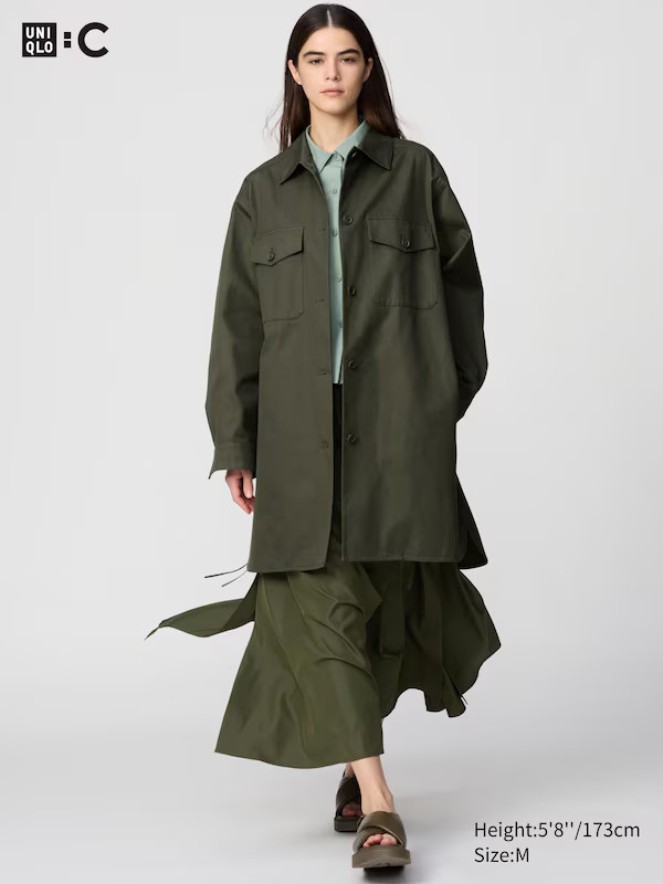 Oversized Shirt Coat | Uniqlo BE