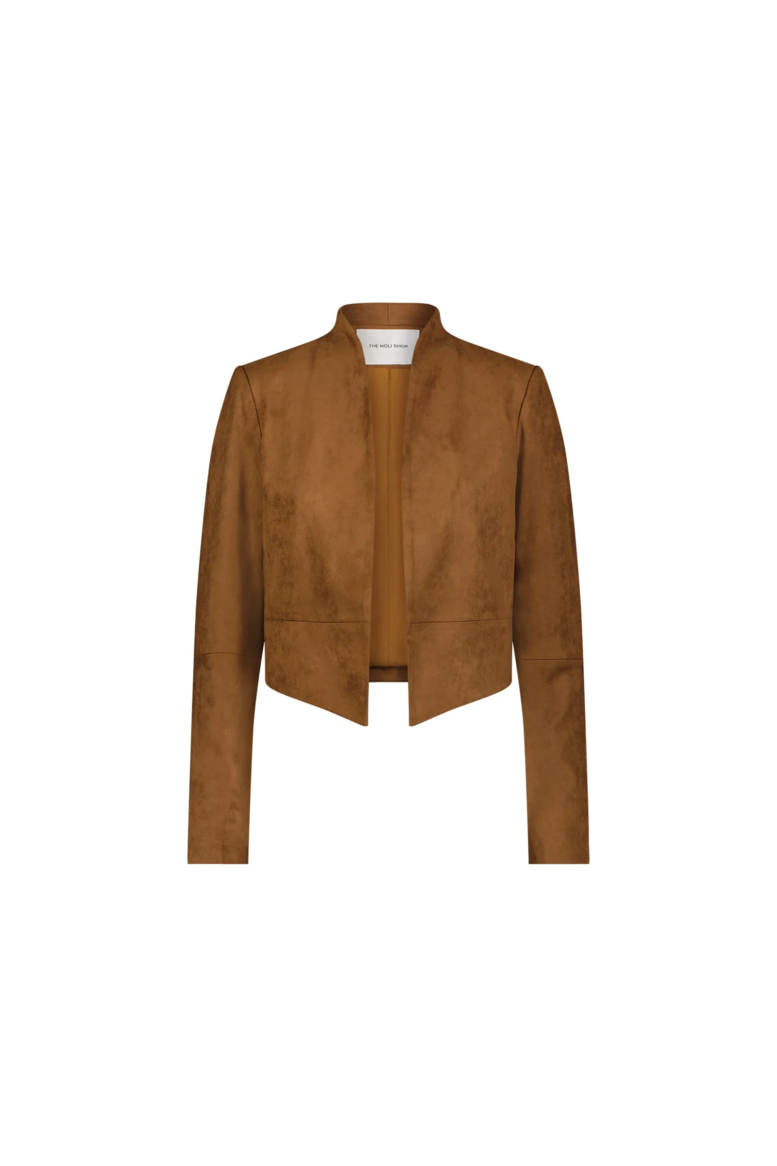 Yasmin Suede Jacket - Cognac | The Noli Shop