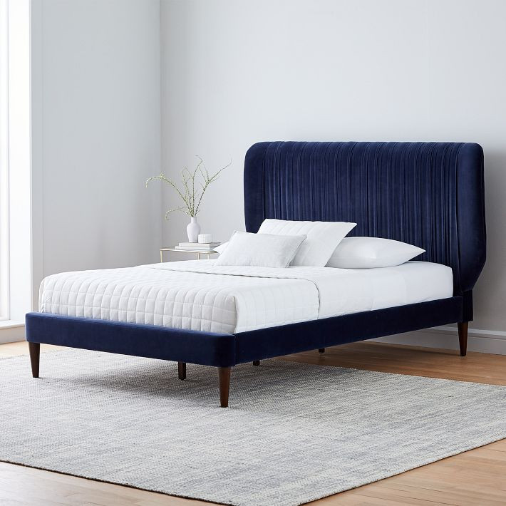 Gathered Wing Bed | West Elm (US)