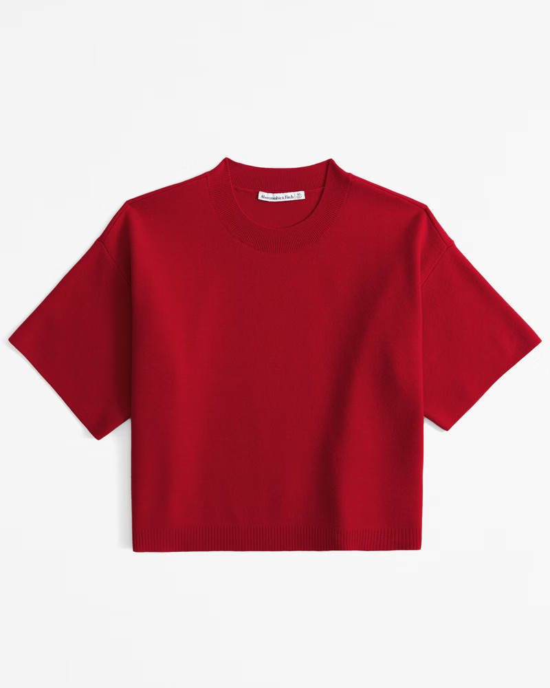 Women's LuxeLoft Sweater Tee | Women's New Arrivals | Abercrombie.com | Abercrombie & Fitch (US)