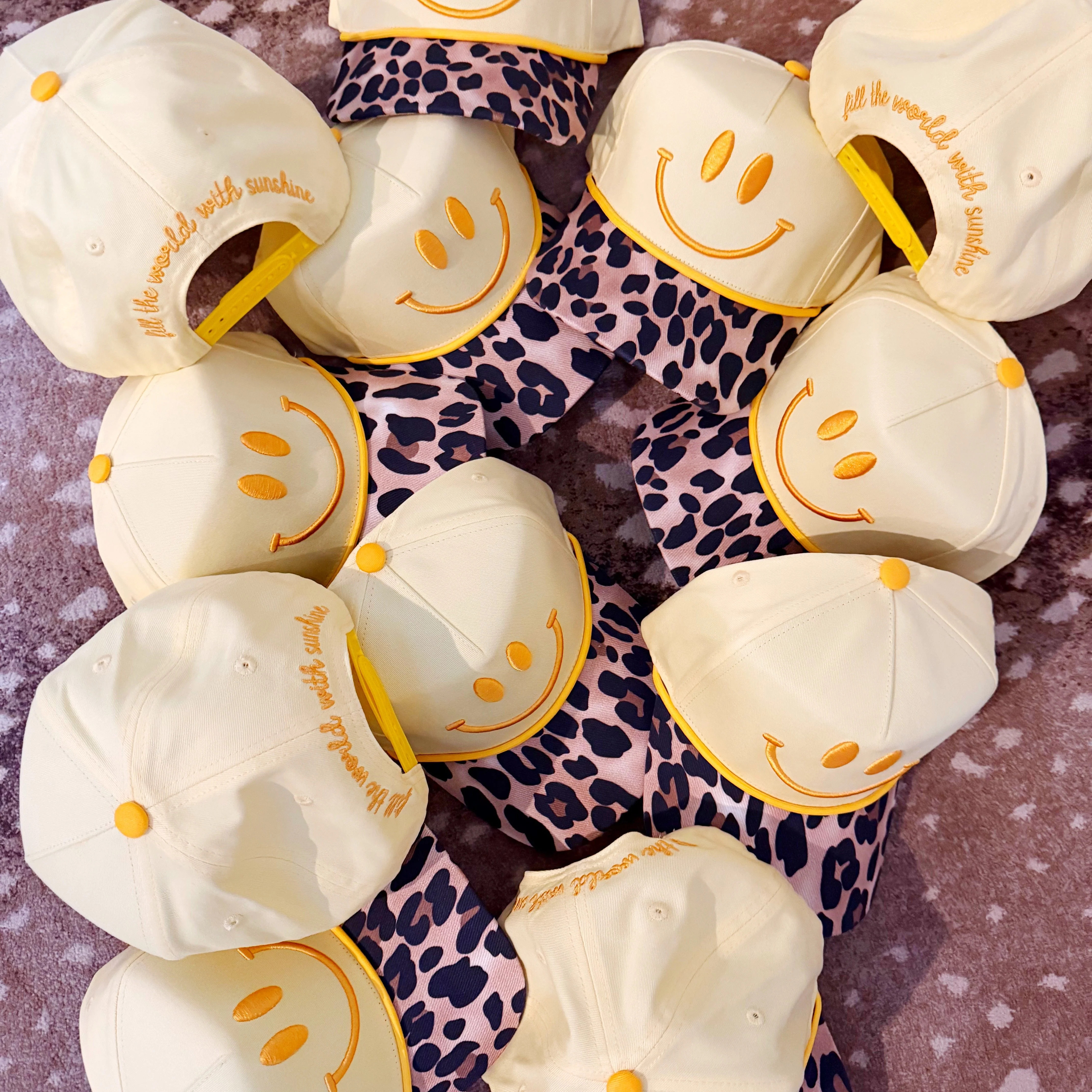 Fill the World with Sunshine Smiley Hat - Pre Order | Poppy & Pine