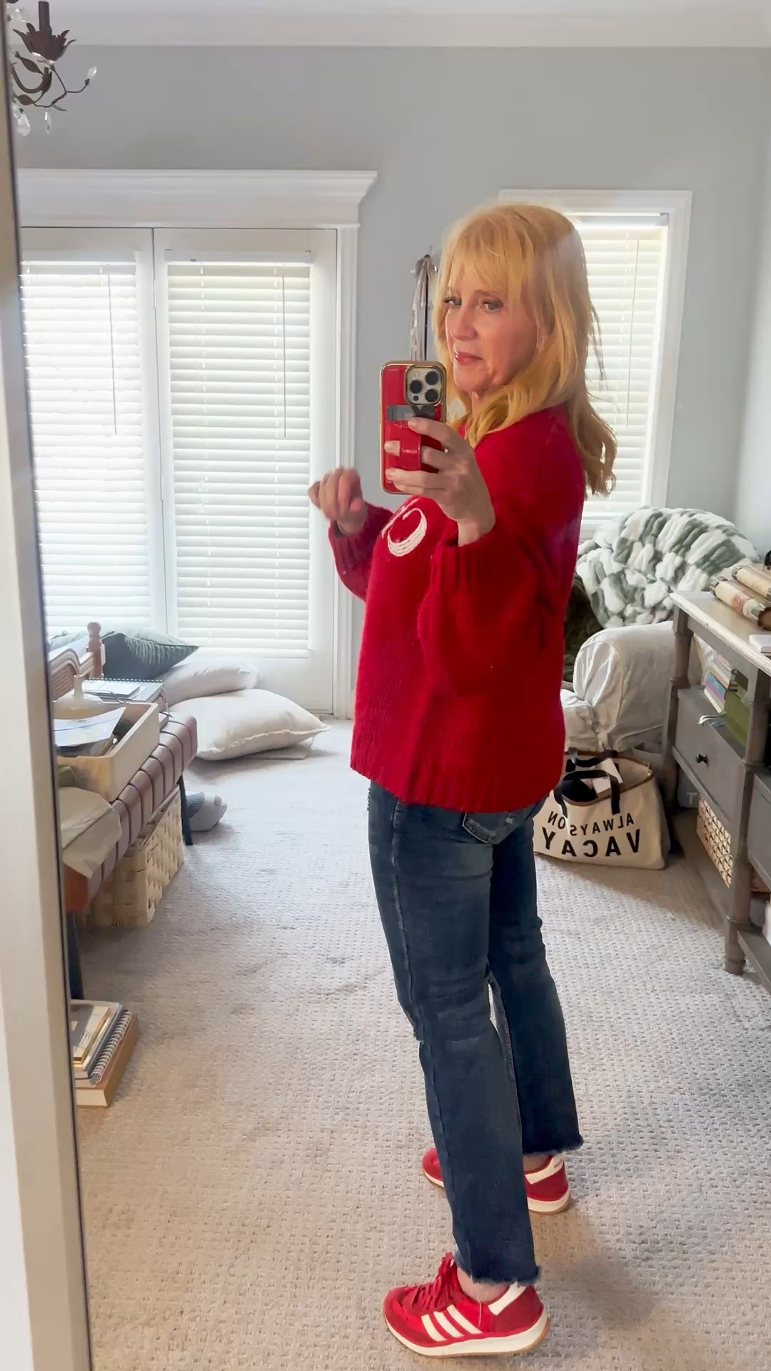 Don’t judge me, but I love a good skinny jean with an oversized sweater  

#LTKdayinmylife #LTKValentine #LTKOver40