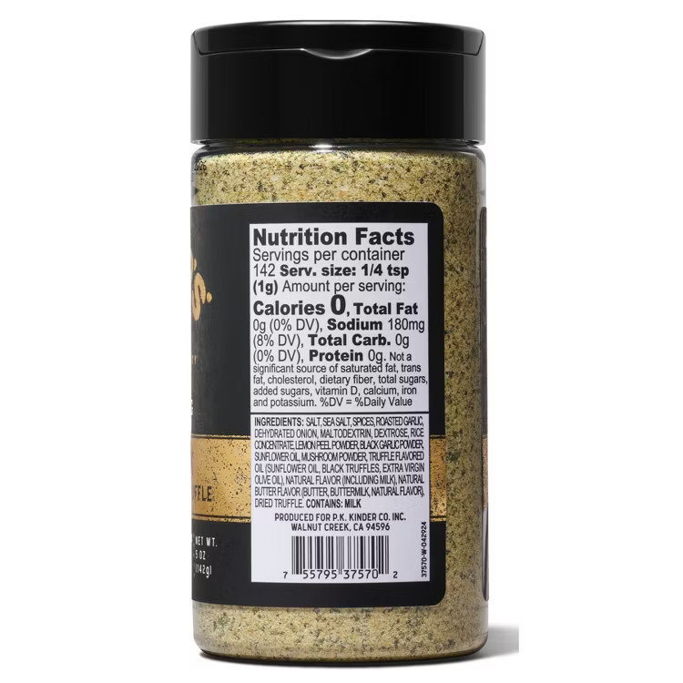 Kinder's Prime Steak Seasoning with Black Garlic and Truffle - 5oz | Target