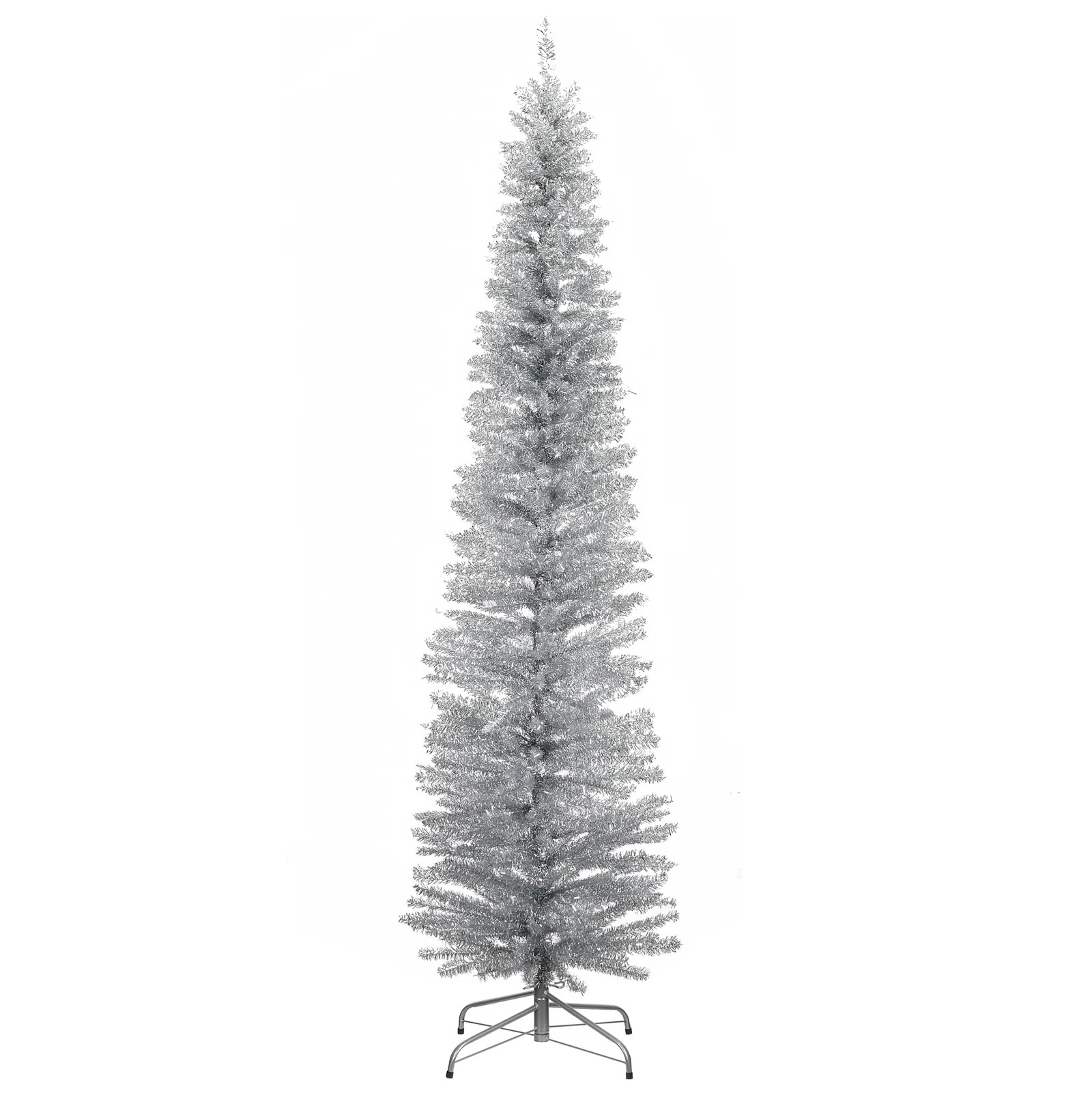 Silver Tinsel Tree | Wayfair North America