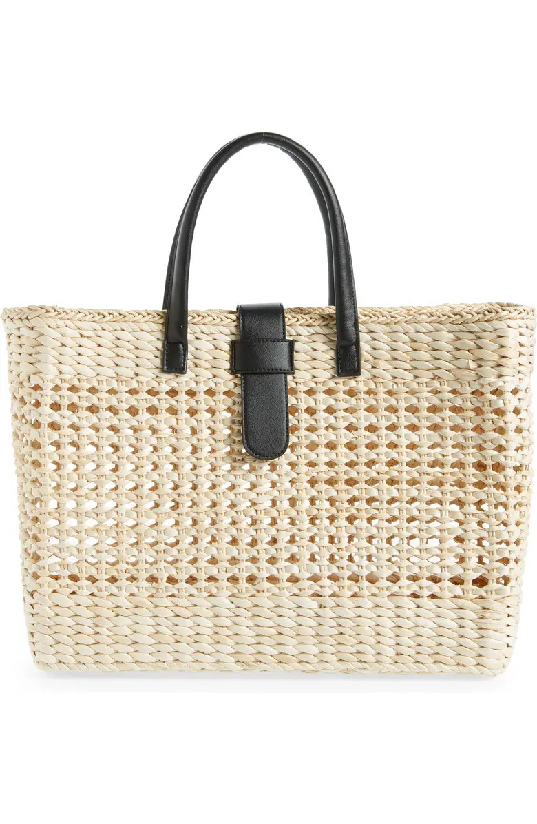 btb Los Angeles Oversize Jules Rattan Tote | Nordstromrack | Nordstrom Rack