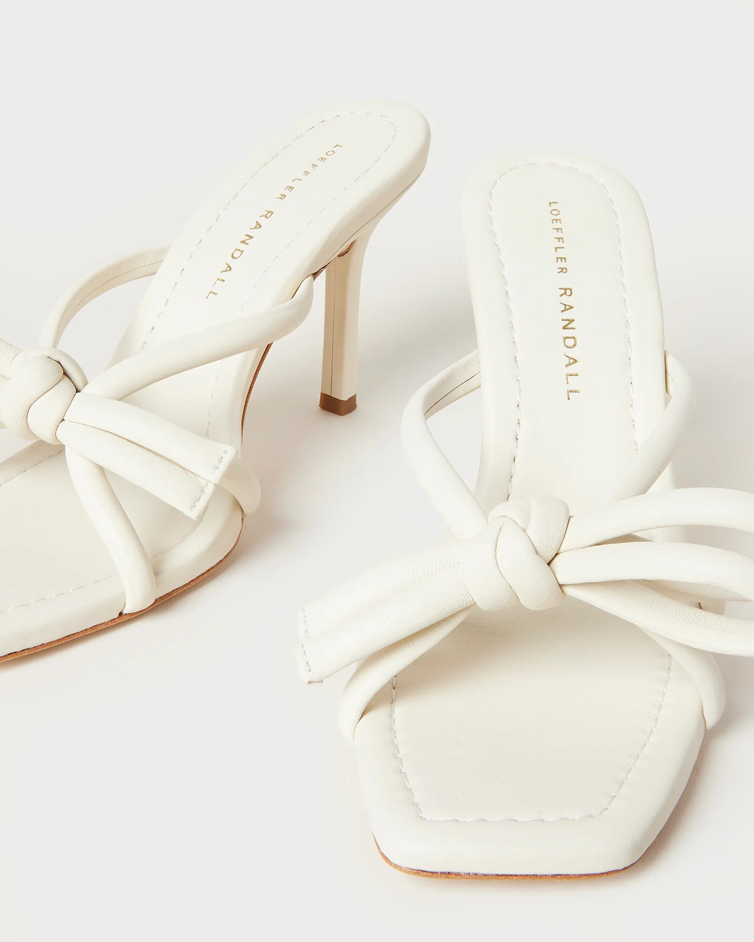 Margi Optic White Bow Heel | Loeffler Randall