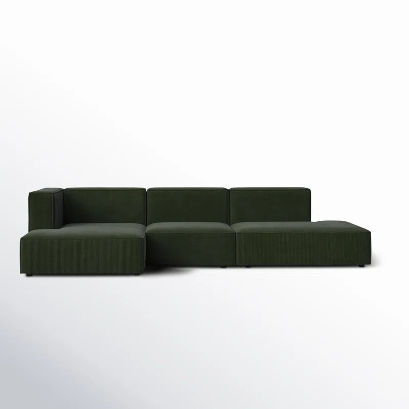 Shonnard 3 - Piece Modular Upholstered Chaise L-Sectional | Wayfair North America