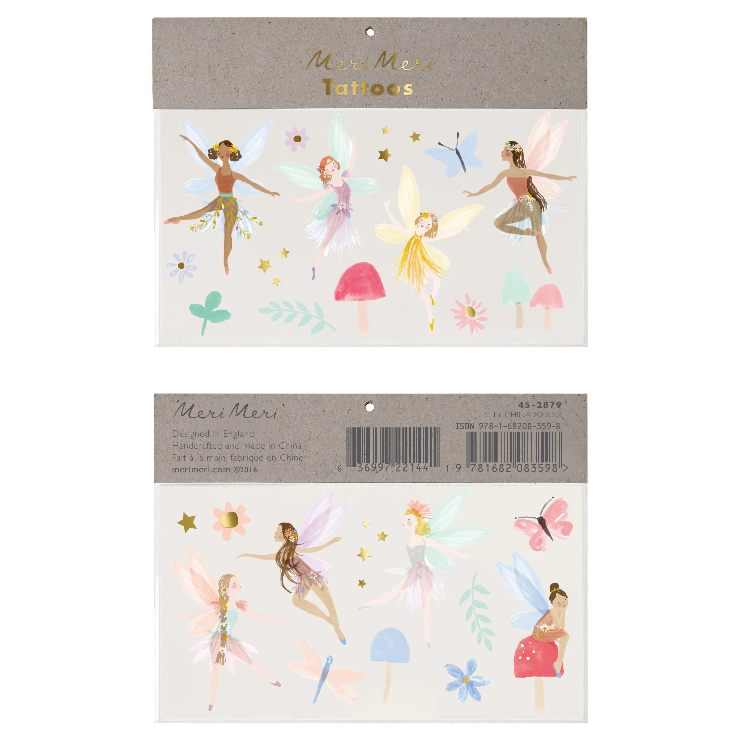 Fairy Large Tattoos (x 2) | Meri Meri