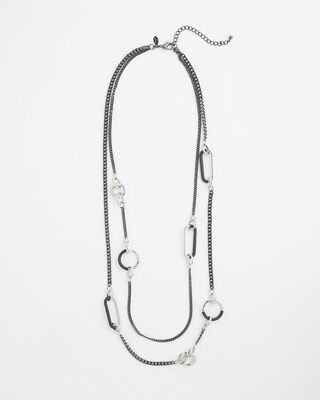 Long Double Chain Necklace | Chico's