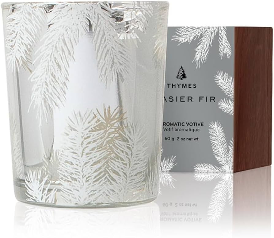 Thymes Frasier Fir Candle – Pine Needle Design – Holiday Scented Candle – Notes of Crisp Si... | Amazon (US)