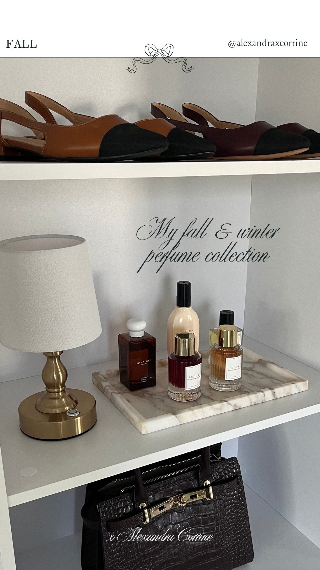 My fall & winter perfume collection 🤎 All of the cozy gourmand scents in my perfume collection for the fall & winter seasons 🥐🍂

Perfume, fragrance, fall aesthetic, cozy aesthetic, capsule perfume collection, body mist, LEDDA, Jo Malone, the 7 virtues, loccitane, gourmand, bakery

#LTKSeasonal #LTKBeauty
