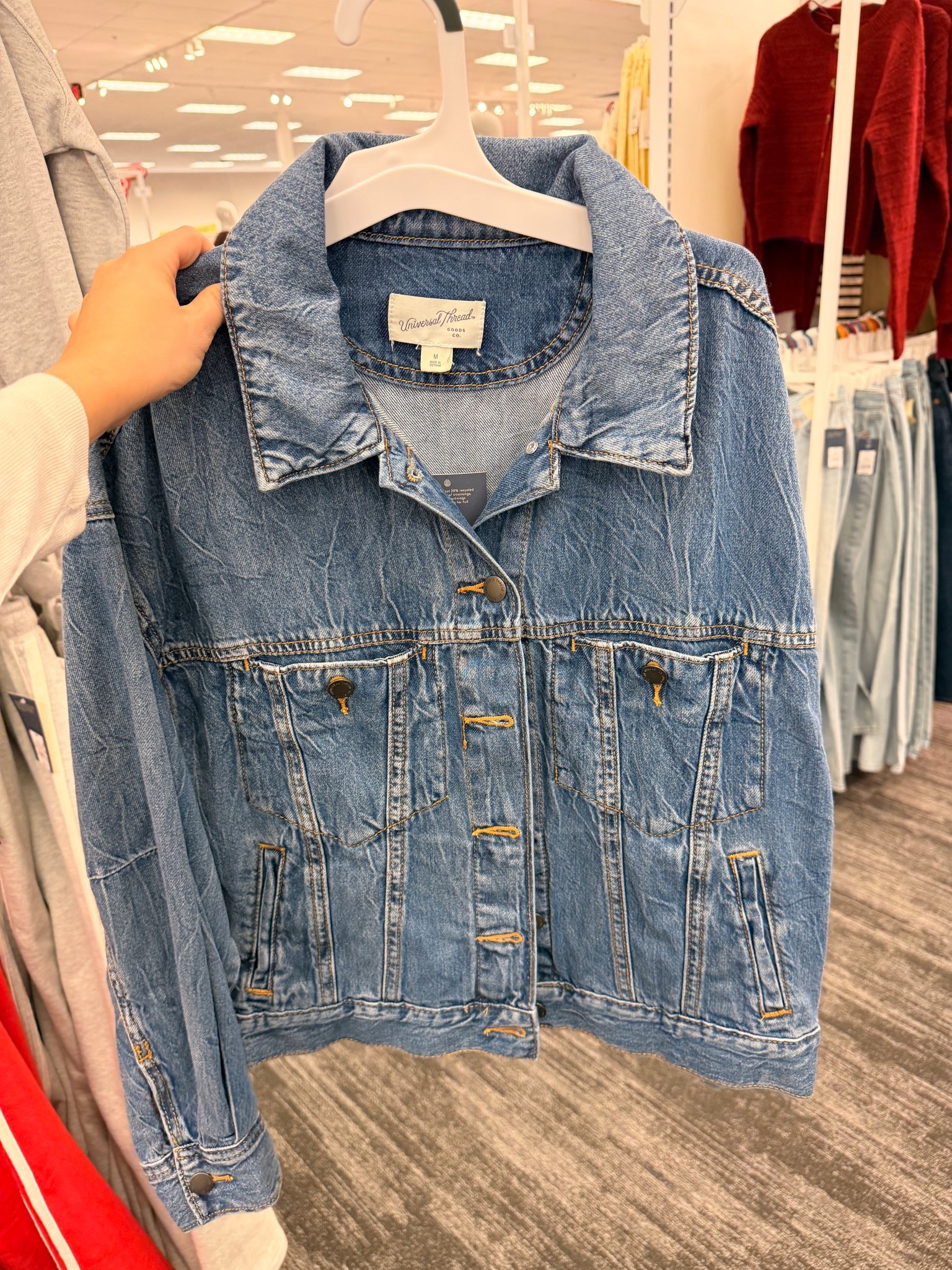 A closet staple #jeanjacket #denim #target 

#LTKSeasonal #LTKootd #LTKWorkwear