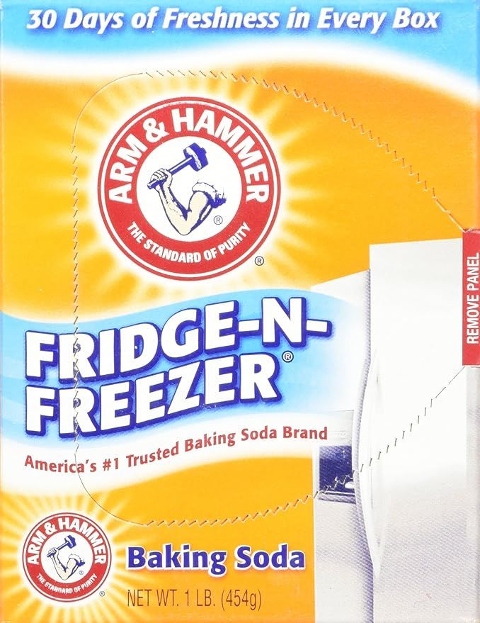 Arm & Hammer Fridge-N-Freezer Baking Soda Odor Absorber, 14 Ounces (Pack of 6) | Amazon (US)