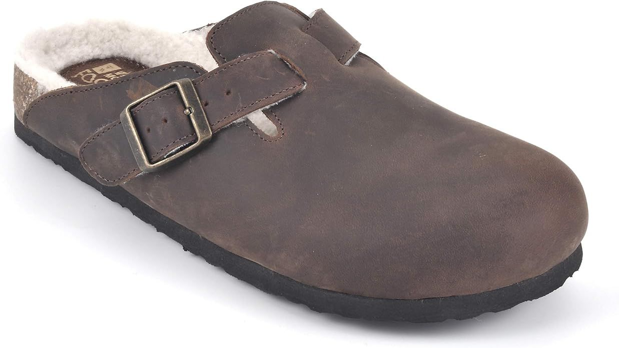 WHITE MOUNTAIN Shoes Bari Leather Footbeds Clog | Amazon (US)