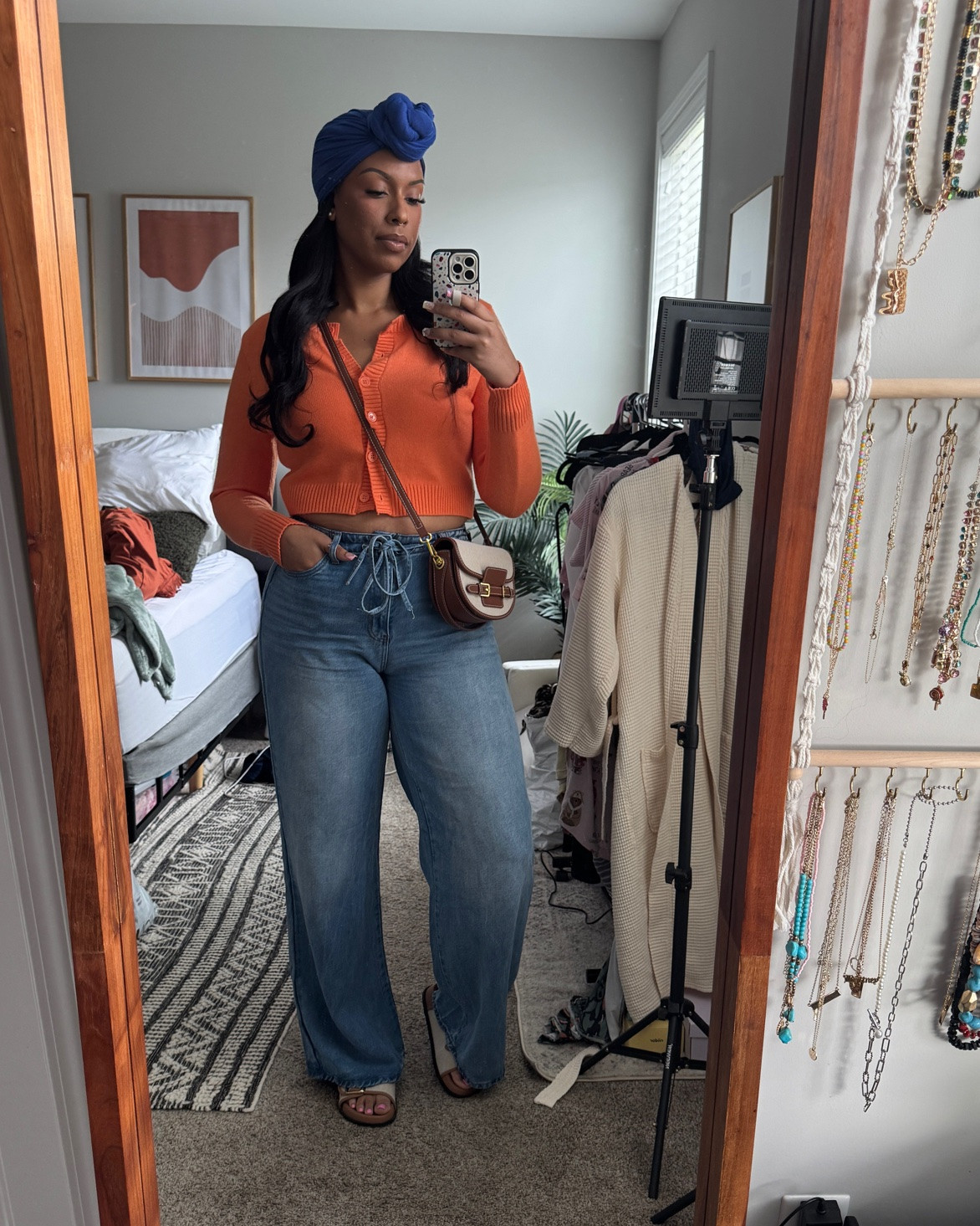 Pants are from fashion nova in the style beach drapey wide leg jeans

#LTKootd #LTKMidsize #LTKTall