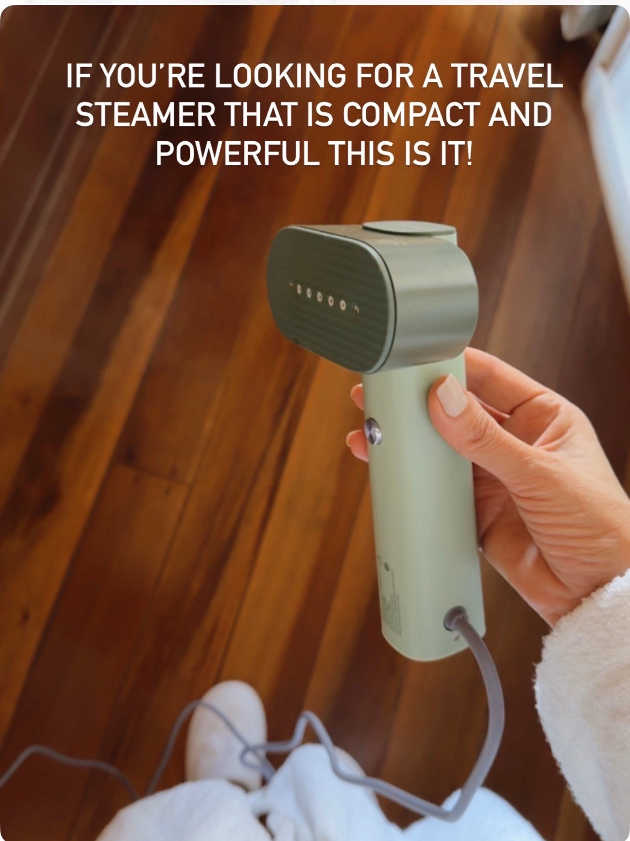 Newest Amazon steamer! 
Very light and compact, perfect for traveling. 
Definitely a travel must have

#LTKTravel #LTKOver40 #LTKootd