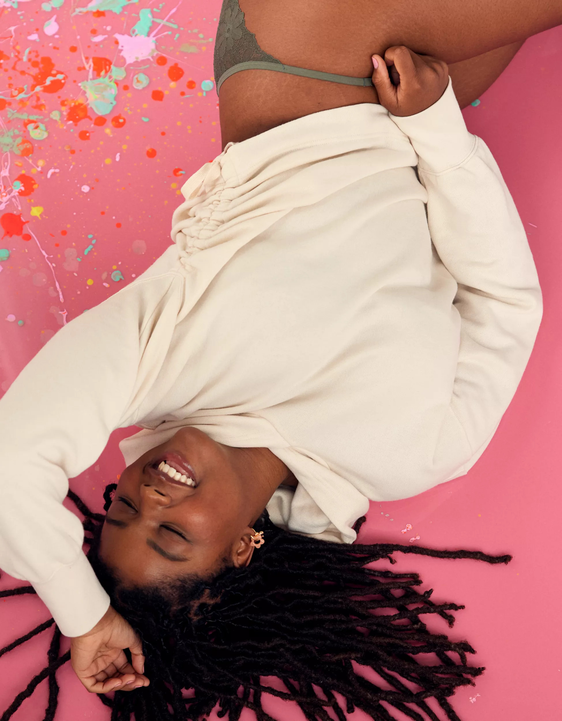 Aerie Side Ruched Hoodie | American Eagle Outfitters (US & CA)