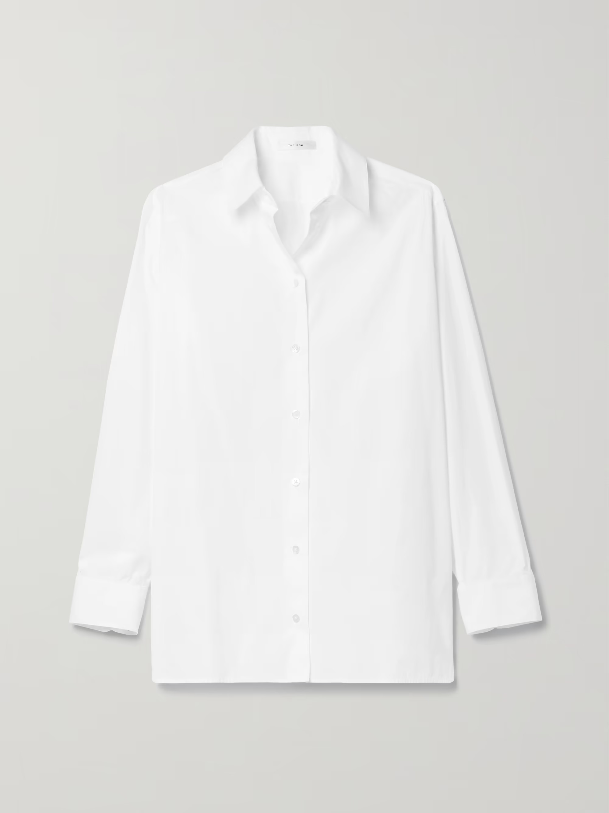 Essentials Sisilia cotton-poplin shirt | NET-A-PORTER (UK & EU)