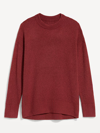 SoSoft Crew-Neck Tunic Sweater | Old Navy (US)