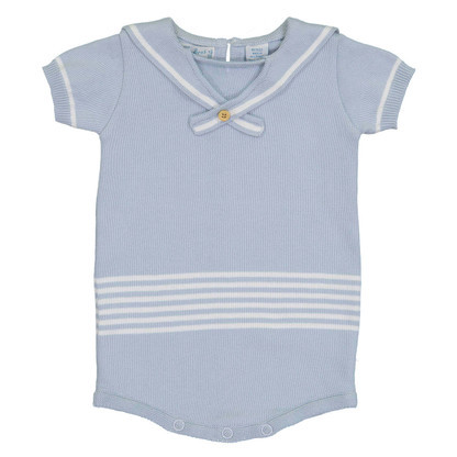 Knit Sailor Romper | Feltman Brothers