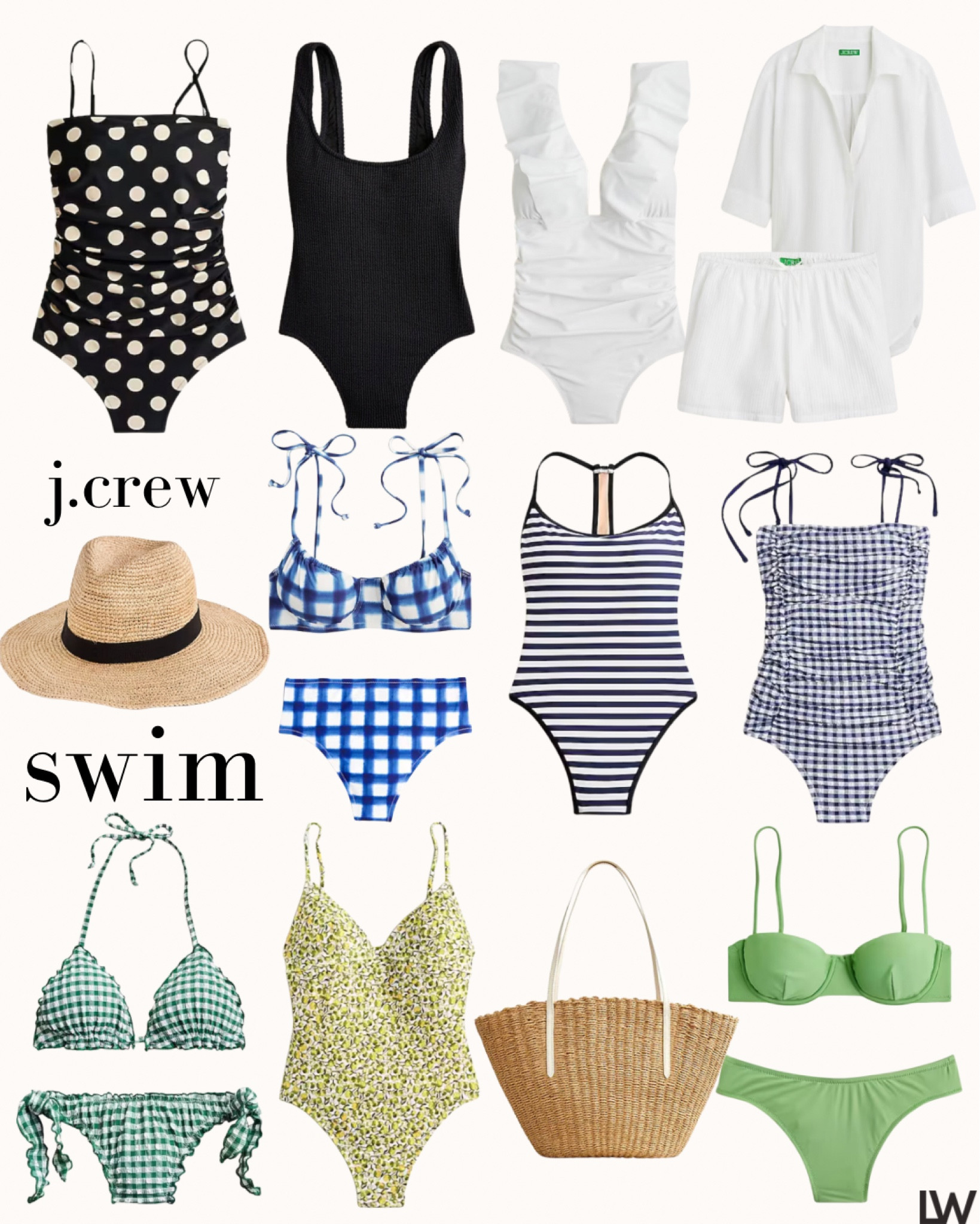 Some of my favorite new swim from @jcrew #ad #injcrew 🫶🏻✨☀️