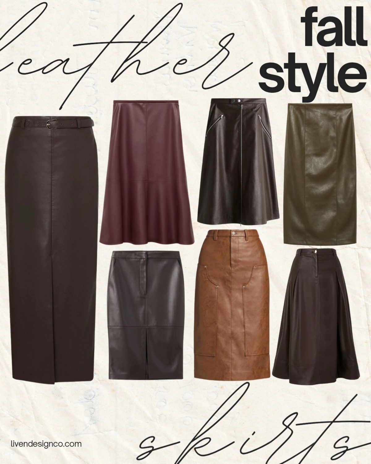 Fall style. Fall style inspo. Style inspiration. Faux leather skirt. Midi skirt. Coated skirt. Burgundy skirt. Pleated leather skirt. Camel skirt. Pencil leather skirt. Brown leather skirt. 

 #LTKSeasonal #LTKStyleTip #LTKSaleAlert