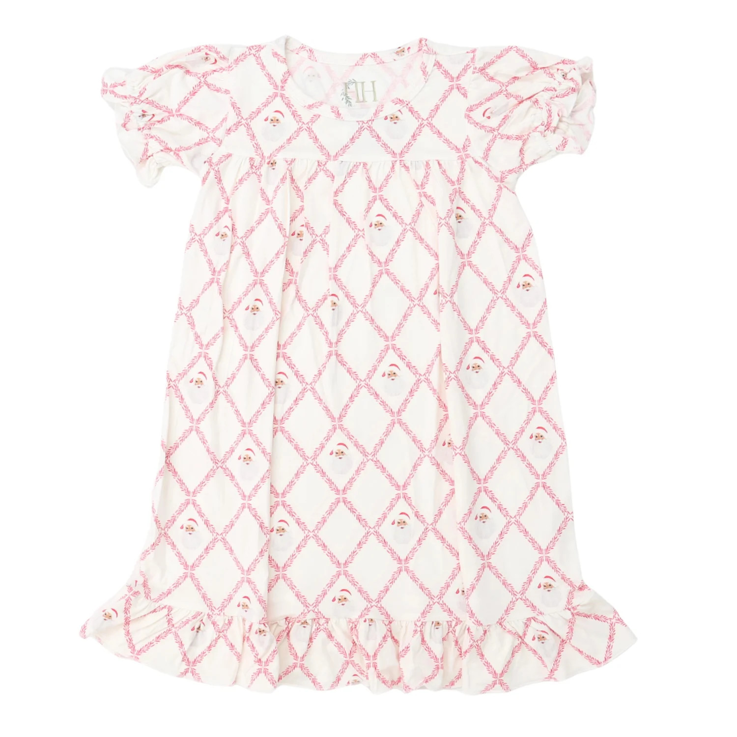 Girls Trellis Sleigh Bells Nightgown | Hamner Hill