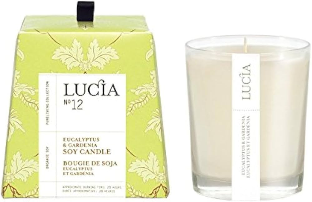 Lucia Candle, Eucalyptus and Gardenia, 0.18 Ounce | Amazon (US)