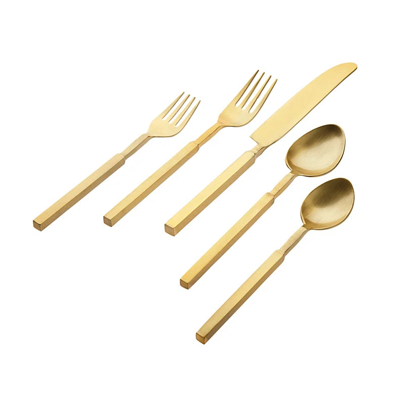 Cubit 20 Piece 18/10 Stainless Steel Flatware Set, Service for 4 | AllModern