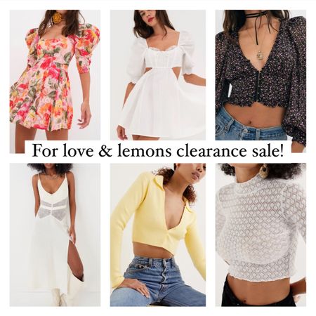 For love & lemons clearance sale!! 

#LTKunder100 #LTKsalealert #LTKstyletip
