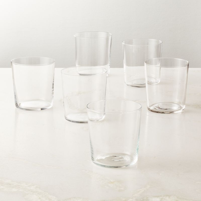 Marta Double Old-Fashioned Glasses Set of 6 + Reviews | CB2 | CB2