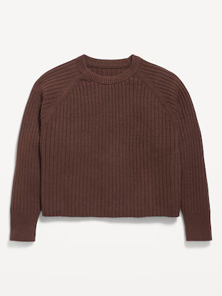 SoSoft Long-Sleeve Ribbed Sweater for Girls | Old Navy (US)