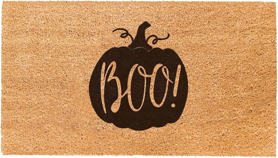 THEODORE MAGNUS Natural Coir Doormat with Non-Slip Backing - 17 x 30 - Outdoor/Indoor - Halloween... | Amazon (US)