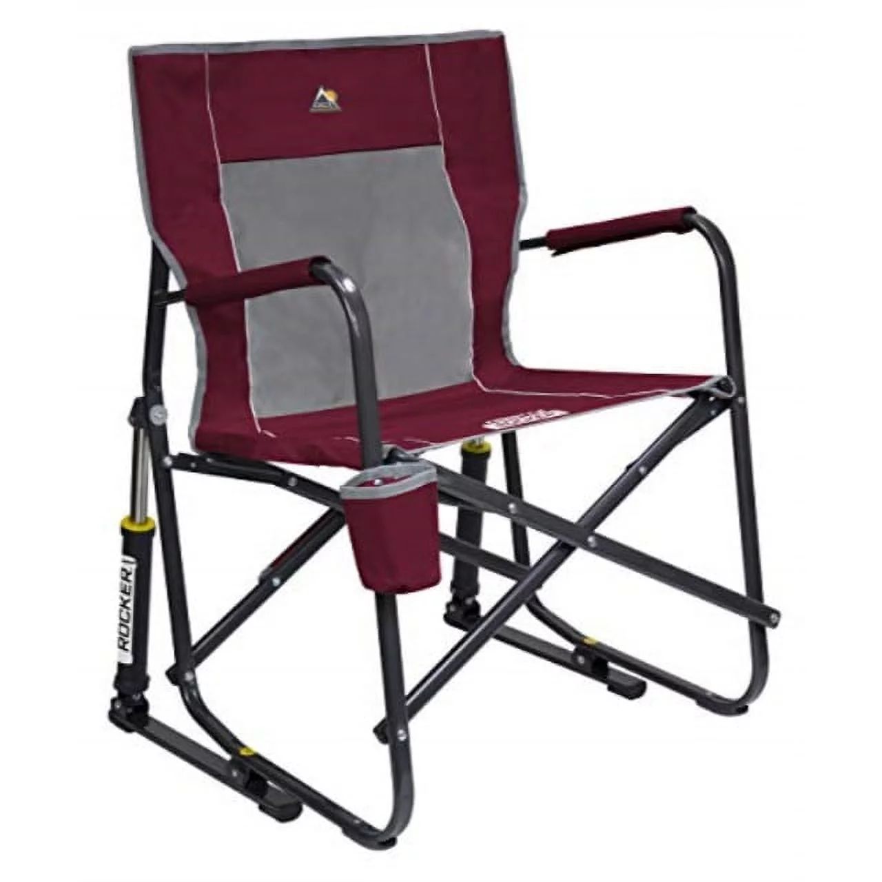 GCI Outdoor Freestyle Rocker Portable Folding Camping Chair, Cinnamon | Walmart (US)