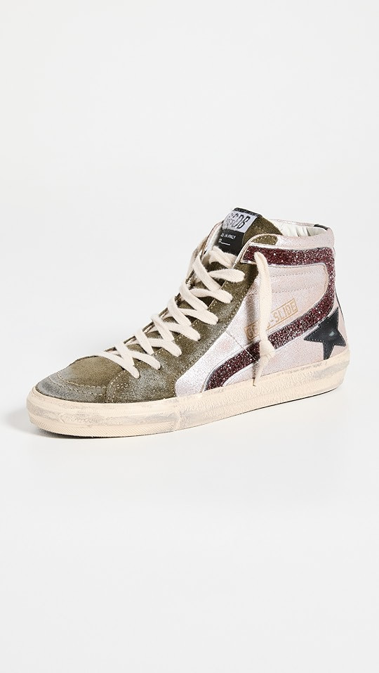 Golden Goose Slide Laminated Suede Upper Sneakers | SHOPBOP | Shopbop