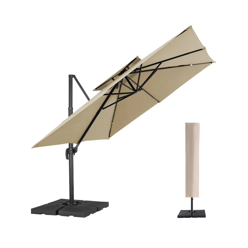 Balcorne 120'' Square Cantilever Umbrella | Wayfair North America