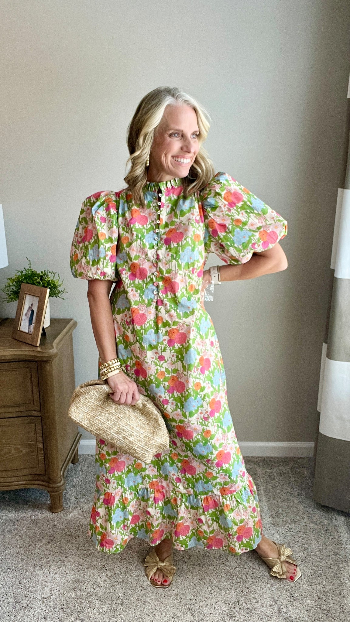 So feminine and pretty 
Wearing XS 
Bridal shower, brunch, baby shower, Easter dress, graduation dress 

#LTKStyleTip #LTKOver40 #LTKWedding