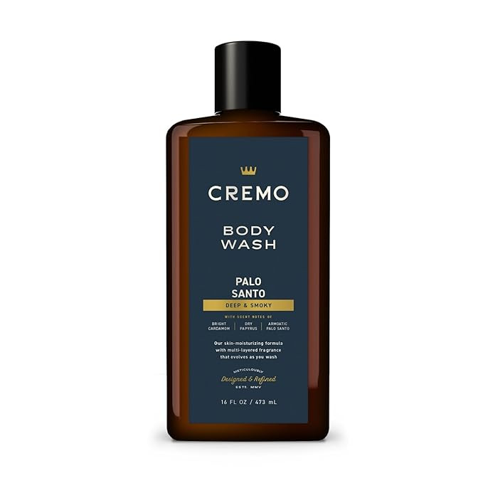 Cremo Rich-Lathering Palo Santo Body Wash for Men, Notes of Bright Cardamom, Dry Papyrus and Arom... | Amazon (US)